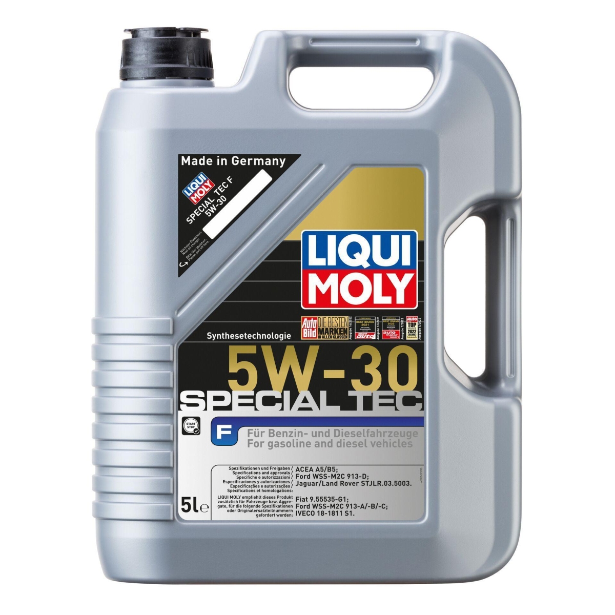 LIQUI MOLY 3853 Motoröl Special Tec F 5W-30 Kanister 5 L