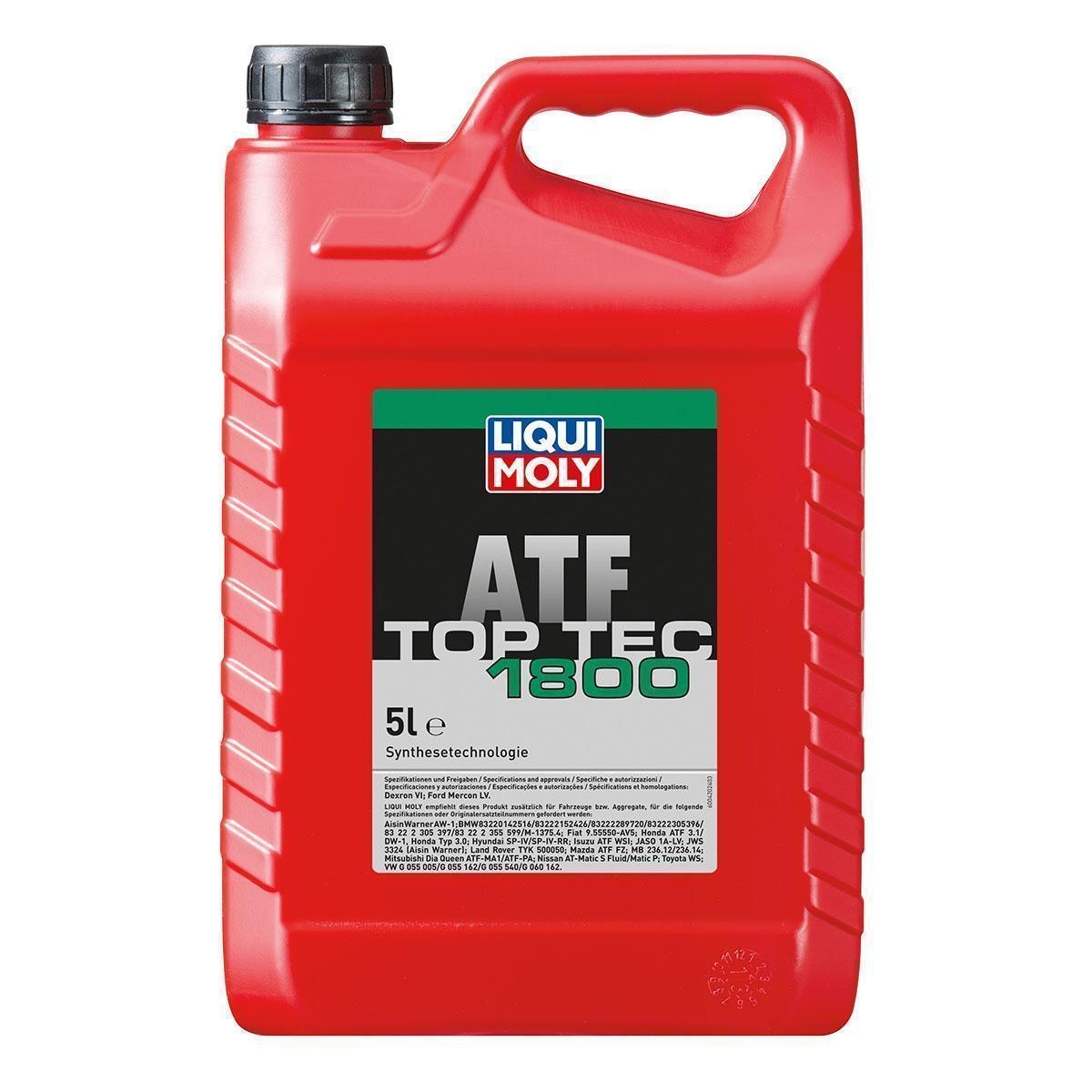 LIQUI MOLY 20662 Motoröl Top Tec ATF 1800 Kanister 5L