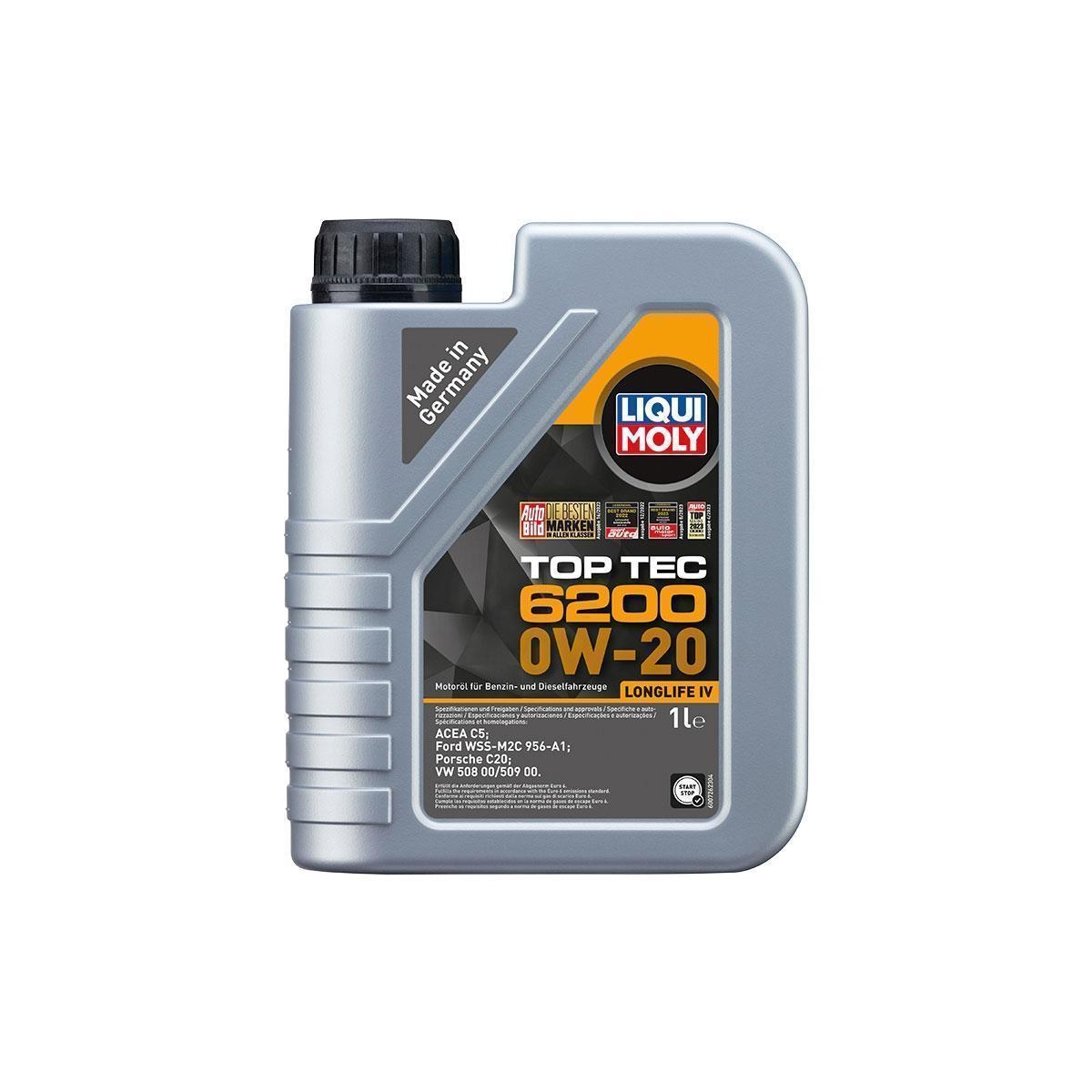 LIQUI MOLY 20780 Motoröl Top Tec 6200 0W-20 1L