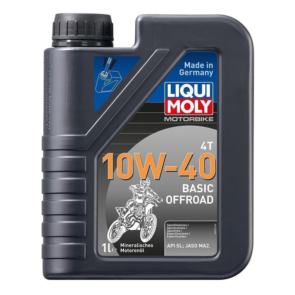 LIQUI MOLY 3059 Motoröl Motorbike 4T 10W-40 Basic Offroad Kanister 1L