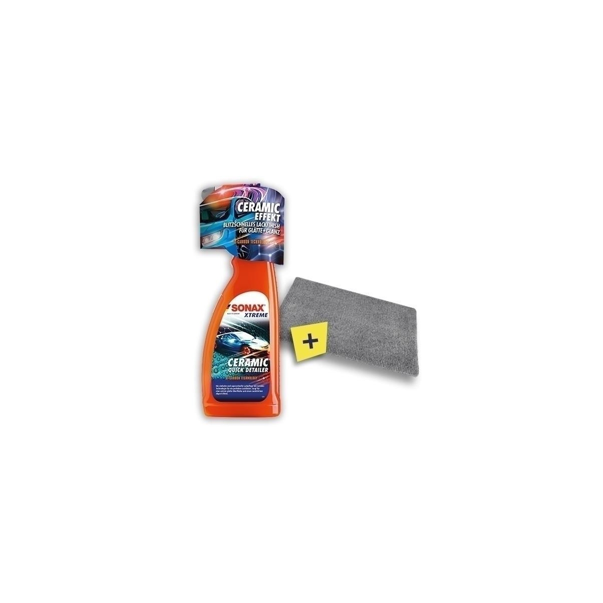 SONAX 02684000 XTREME Ceramic Quickdetailer 750ml + SONAX Coating Towel