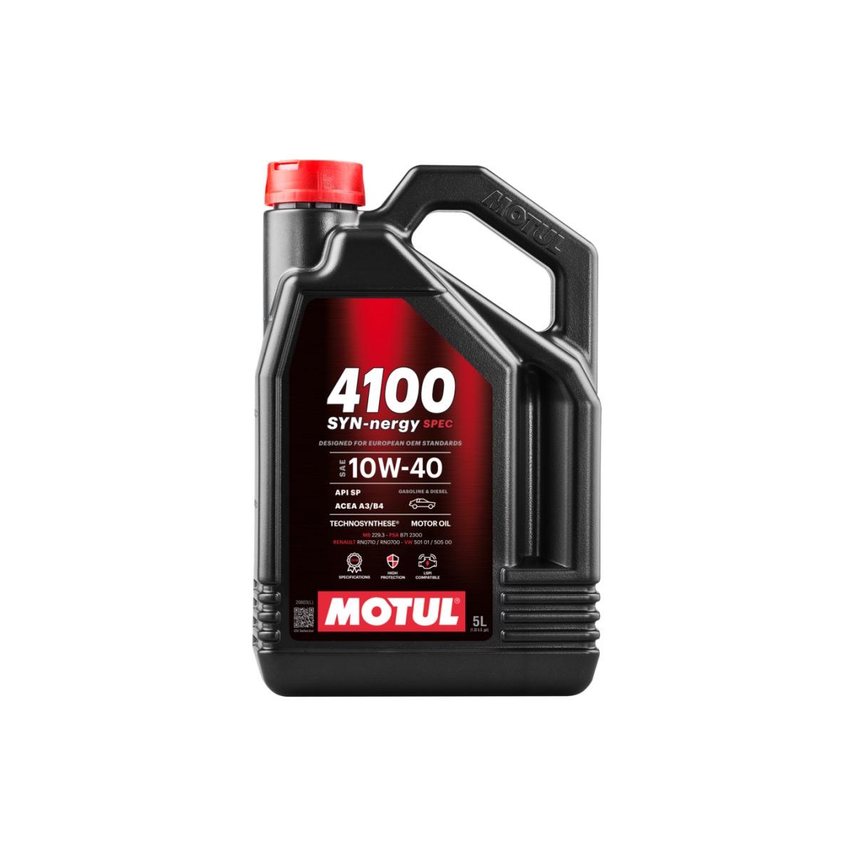 MOTUL Motoröl 4100 SYN-NERGY SPEC 10W-40