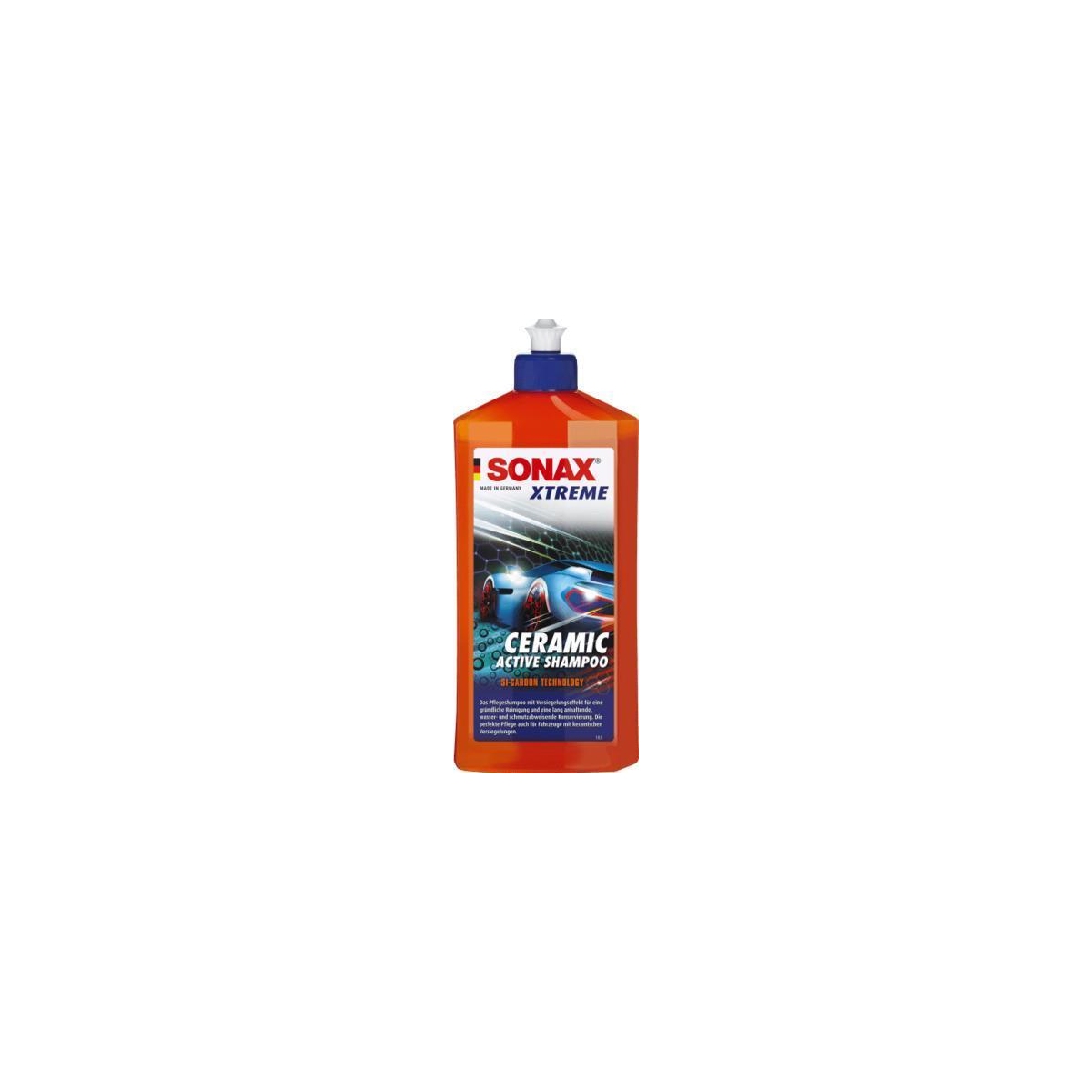 SONAX 02592000 XTREME Ceramic Active Shampoo 500ml + SONAX Coating Towel