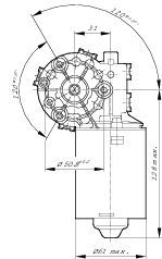 BOSCH F 006 B20 092 Wischermotor