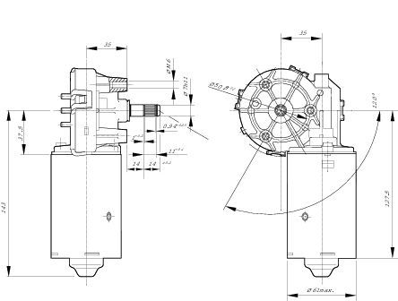 BOSCH F 006 B20 106 CEP Wischermotor