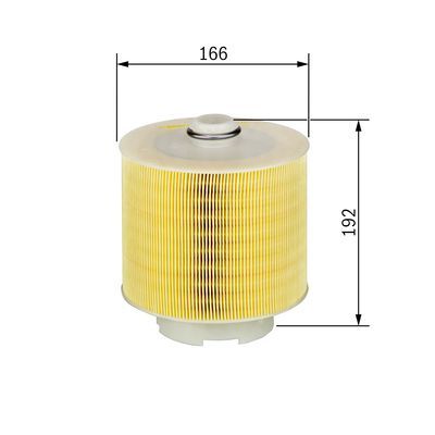 BOSCH F 026 400 028 Luftfilter