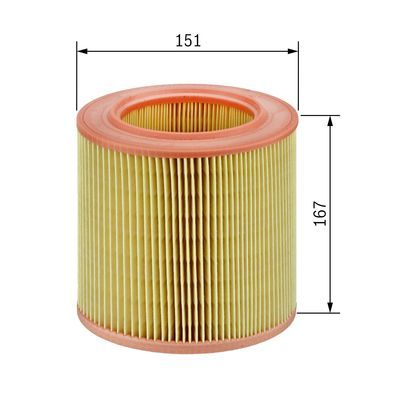 BOSCH F 026 400 027 Luftfilter