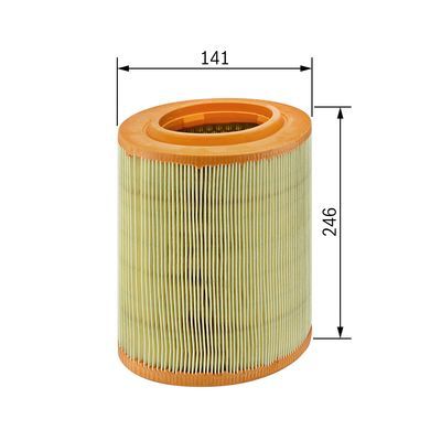 BOSCH F 026 400 039 Luftfilter