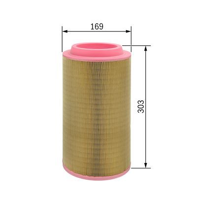 BOSCH F 026 400 059 Luftfilter