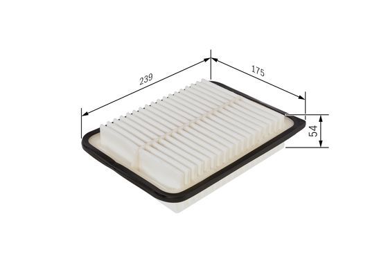 BOSCH F 026 400 114 Luftfilter