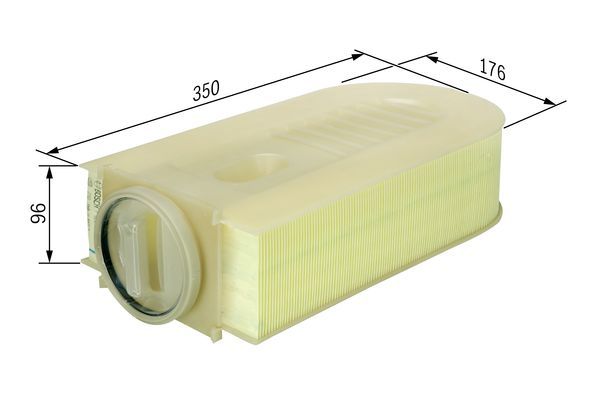 BOSCH F 026 400 133 Luftfilter