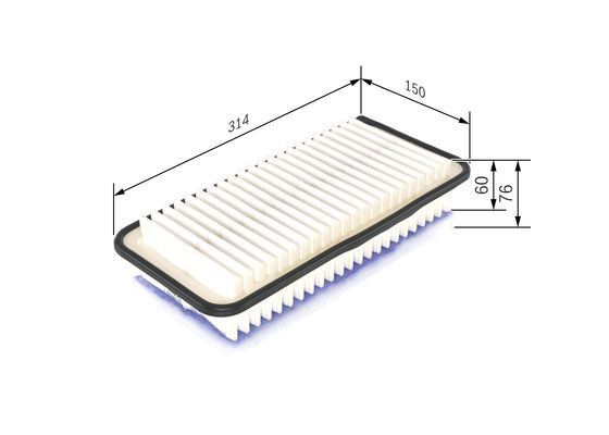 BOSCH F 026 400 143 Luftfilter