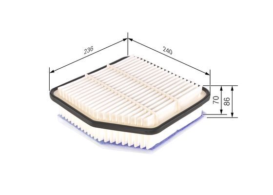 BOSCH F 026 400 176 Luftfilter