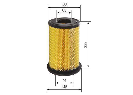 BOSCH F 026 400 199 Luftfilter