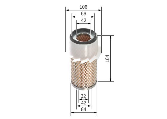 BOSCH F 026 400 337 Luftfilter