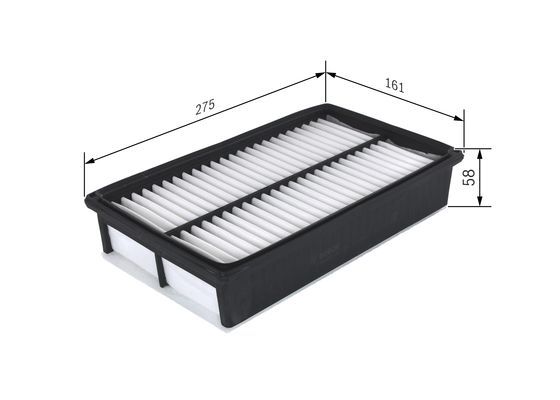 BOSCH F 026 400 444 Luftfilter