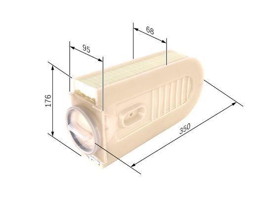 BOSCH F 026 400 432 Luftfilter