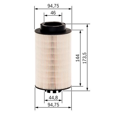 BOSCH F 026 402 028 Kraftstofffilter