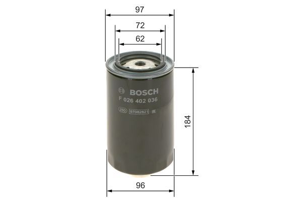 BOSCH F 026 402 036 Kraftstofffilter