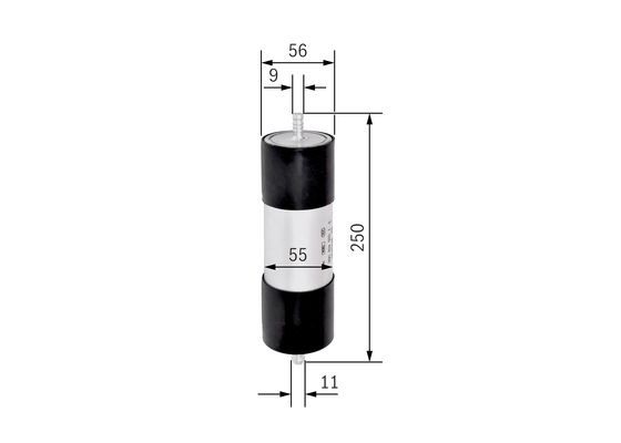 BOSCH F 026 402 066 Kraftstofffilter