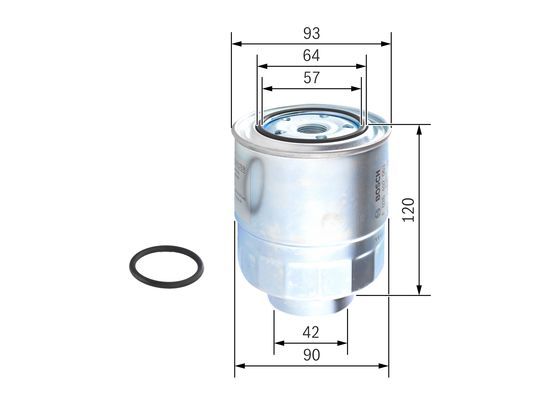 BOSCH F 026 402 063 Kraftstofffilter