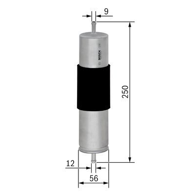 BOSCH F 026 402 068 Kraftstofffilter