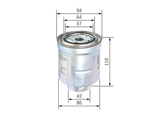 BOSCH F 026 402 110 Kraftstofffilter