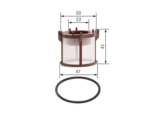 BOSCH F 026 402 136 Kraftstofffilter