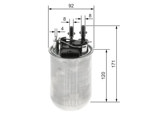 BOSCH F 026 402 200 Kraftstofffilter