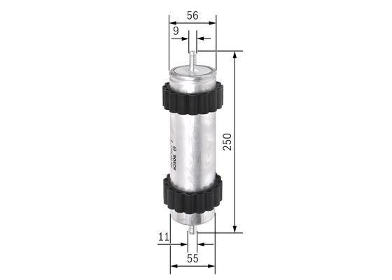 BOSCH F 026 402 808 Kraftstofffilter