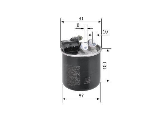 BOSCH F 026 402 839 Kraftstofffilter