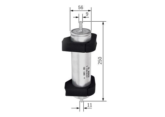 BOSCH F 026 402 847 Kraftstofffilter