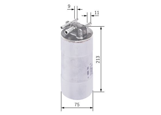 BOSCH F 026 402 845 Kraftstofffilter