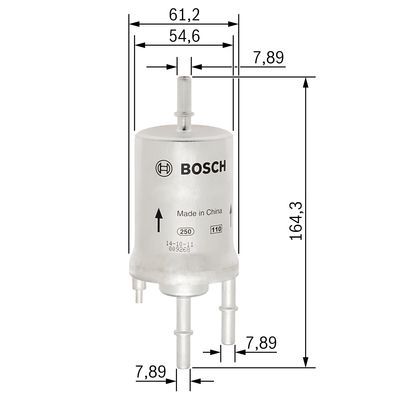 BOSCH F 026 403 008 Kraftstofffilter