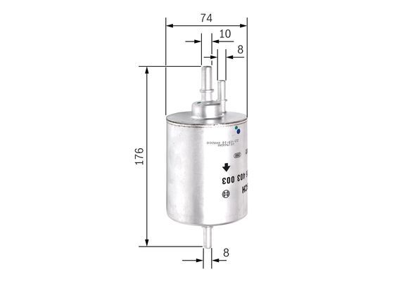 BOSCH F 026 403 003 Kraftstofffilter