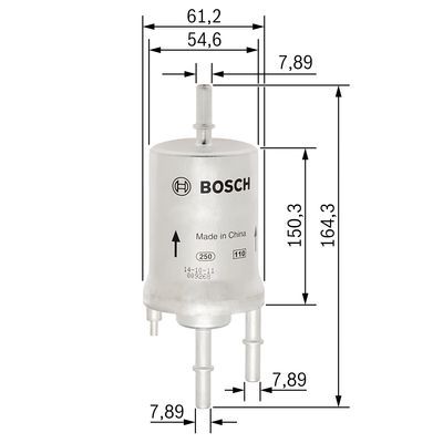 BOSCH F 026 403 006 Kraftstofffilter