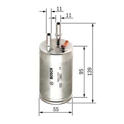 BOSCH F 026 403 014 Kraftstofffilter