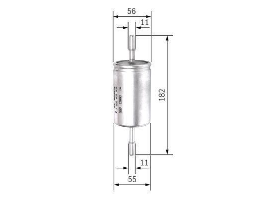 BOSCH F 026 403 009 Kraftstofffilter