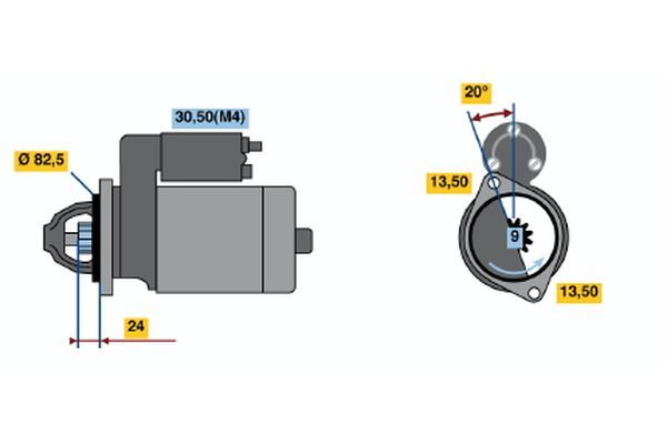 BOSCH 0 001 218 770 Starter