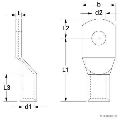 HERTH+BUSS ELPARTS 50251679 Quetschverbinder