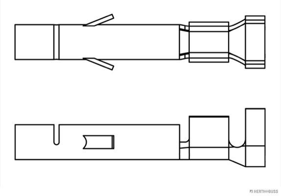 HERTH+BUSS ELPARTS 50251836 Crimpverbinder