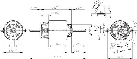 BOSCH 0 130 101 616 Elektromotor