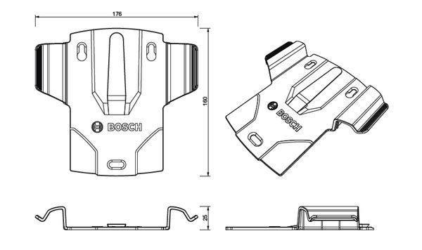 BOSCH 0 189 999 170 Halter