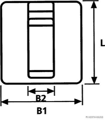 HERTH+BUSS ELPARTS 50265726 Befestigungssockel Kabelstrang