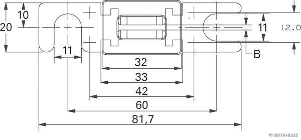 HERTH+BUSS ELPARTS 50295290 Sicherung