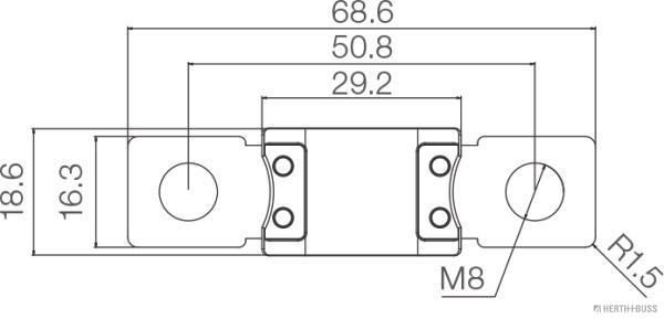 HERTH+BUSS ELPARTS 50295845 Sicherung