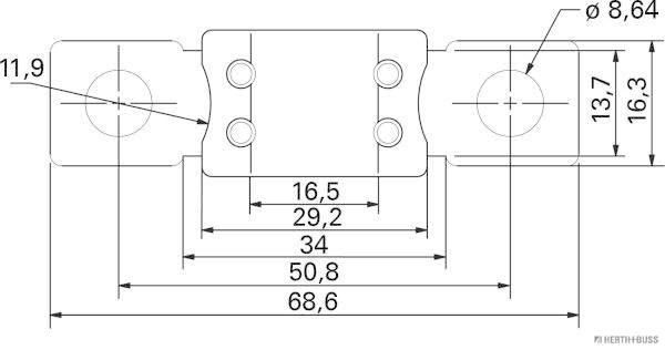 HERTH+BUSS ELPARTS 50295877 Sicherung