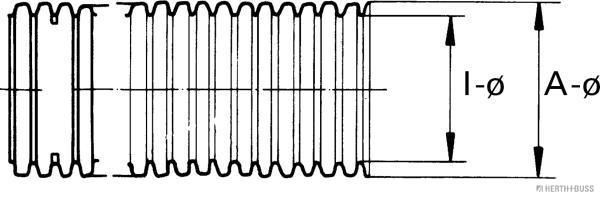 HERTH+BUSS 51271154 Wellrohr 13 mm