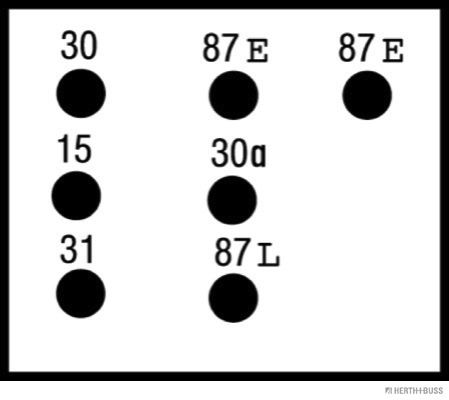 HERTH+BUSS ELPARTS 75897162 Überspannungsschutzrelais ABS