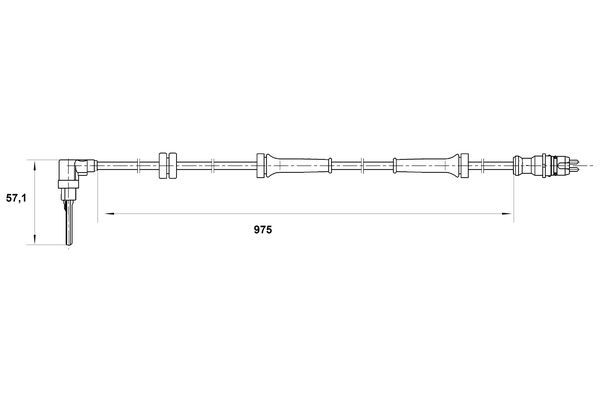 BOSCH 0 265 007 069 Sensor Raddrehzahl